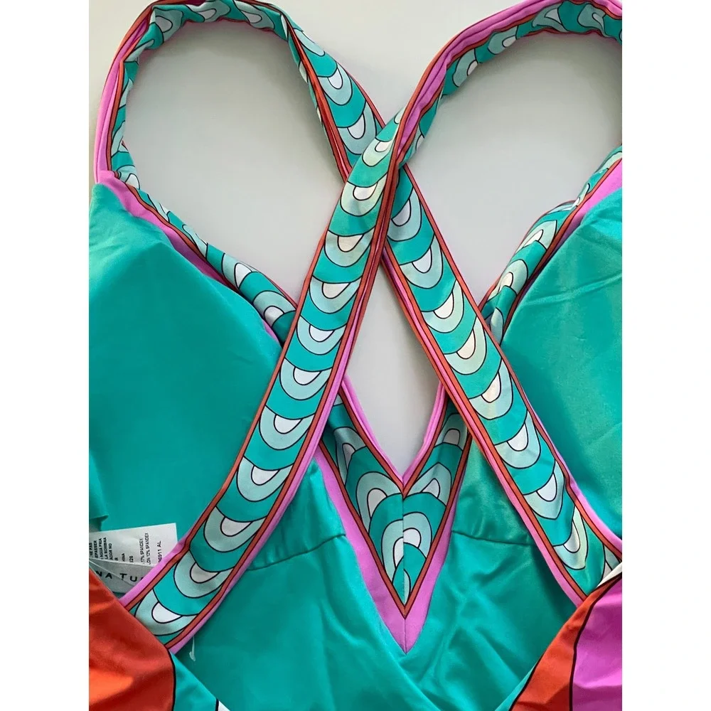 Trina Turk crisscross straps